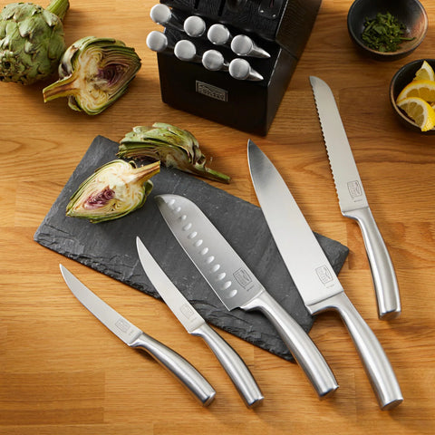 Chicago Cutlery® Malden™ 16-piece Stainless Steel Block Set
