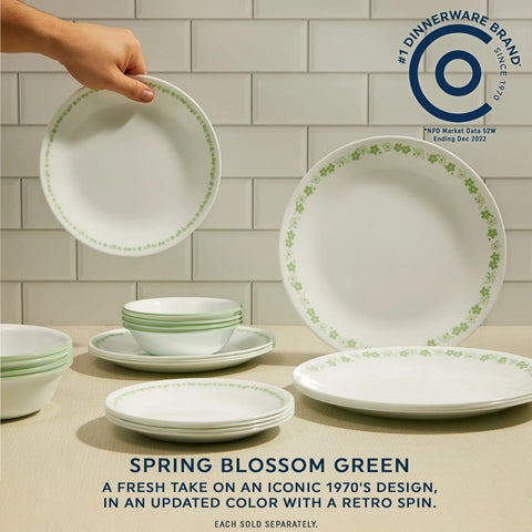 Corelle® Spring Blossom Green 10-ounce Bowl
