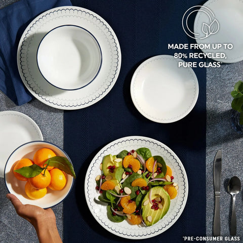 Corelle® Caspian Lace 18-piece Dinnerware Set, Service for 6