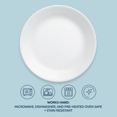 Corelle® Winter Frost White 24-piece Dinnerware Set