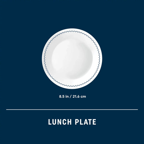 Corelle® Caspian Lace 8.5" Lunch Plate, 6 pack