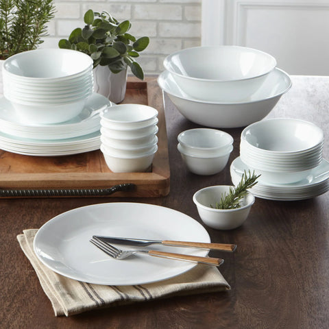 Corelle® Winter Frost White 50-piece Dinnerware Set, Service for 8, EXCLUSIVE