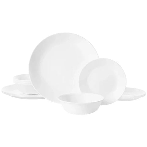 Corelle® Winter Frost White 12-piece Dinnerware Set, Service for 4