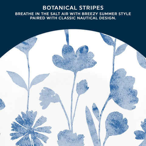 Corelle® Botanical Stripes 8.5" Salad Plate, Floral