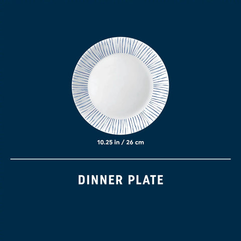 Corelle® Botanical Stripes 10.25" Dinner Plate