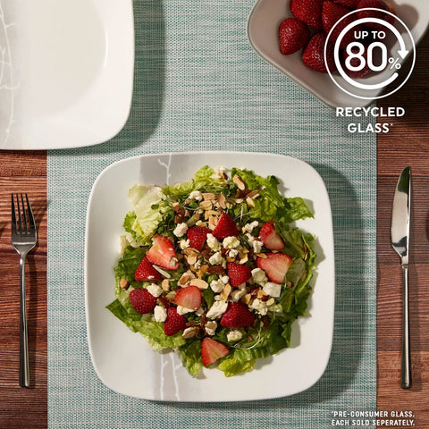 Corelle® Square Wandering Grove 9" Salad Plate
