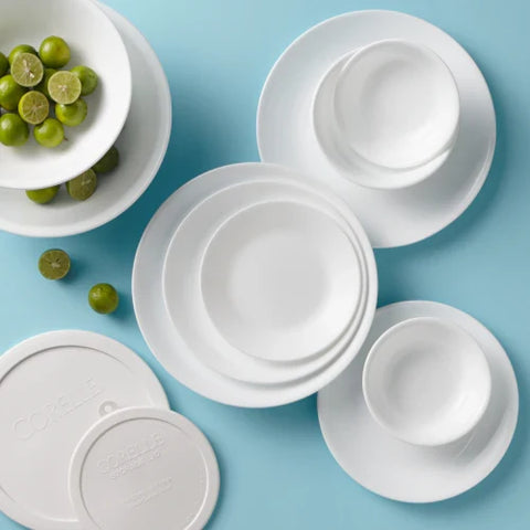 Corelle® Winter Frost White 78-piece Dinnerware Set, Service for 12
