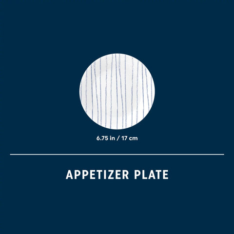 Corelle® Botanical Stripes 6.75" Appetizer Plate