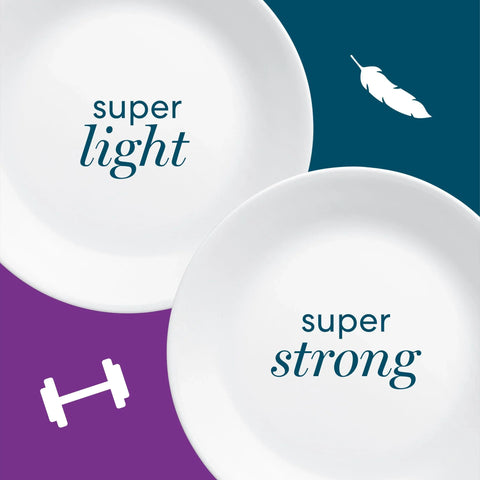 Corelle® Winter Frost White 50-piece Dinnerware Set, Service for 8, EXCLUSIVE