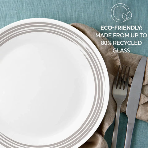 Corelle® Brushed Silver 8.5" Salad Plate