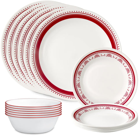 Corelle® Sadie 18-piece Dinnerware Set, Service for 6