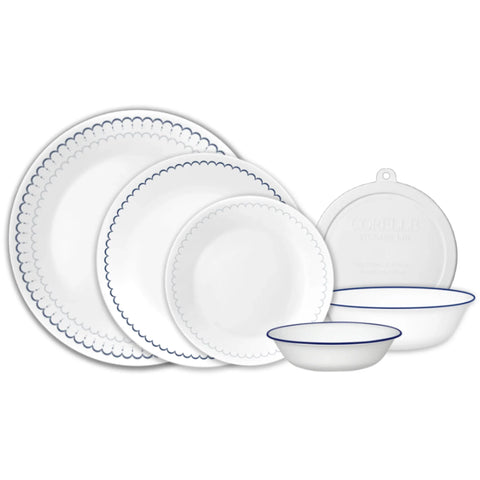 Corelle® Caspian Lace 66-piece Dinnerware Set, Service for 12